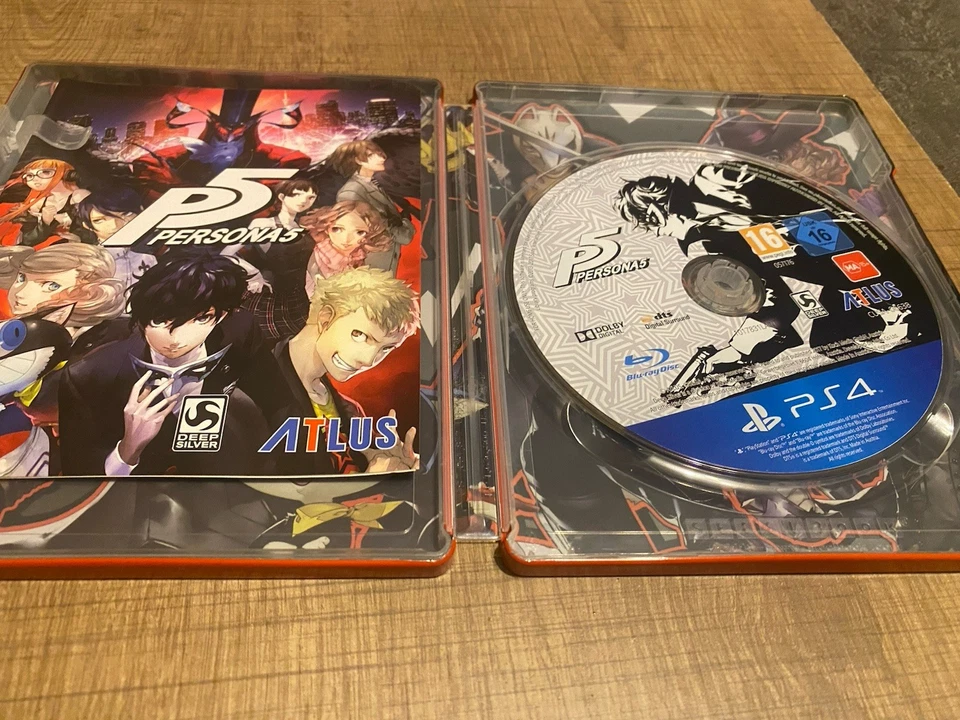 PERSONA 5 - STEELBOOK EDITION PS4 FR OCCASION (GAME IN ENGLISH/FRANCAIS/DE/ES/IT, photo 3 sur 3