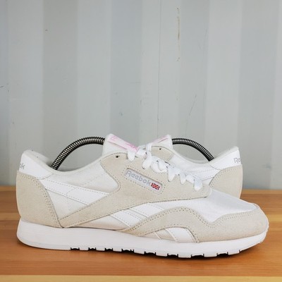 UK 7   Reebok Classic Nylon White Damen Sneaker Schuhe FV4507