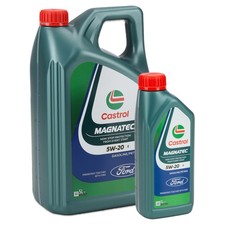 6L 6 Liter ORIGINAL Ford CASTROL MAGNATEC 5W-20 E Motoröl Öl 15F8D6 15F8D3