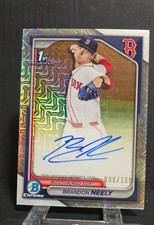 2024 Bowman Draft - Chrome Autographs Brandon Neely #CPA-BN HTA Choice /150
