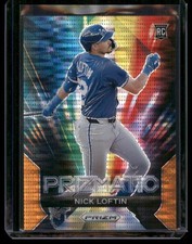 2024 Panini Prizm #20 Nick Loftin Prizmatic Orange Pulsar Prizms #/399
