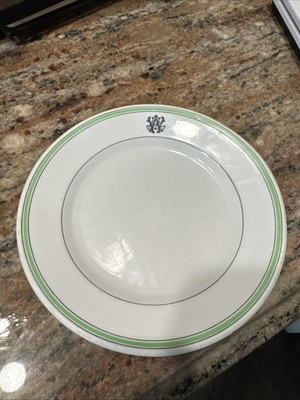 Extremely Rare 1900 s Mt Washington Grand Hotel Salad Plate 8 John Maddock Sons