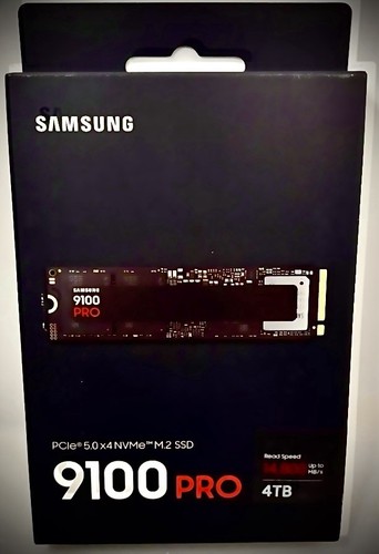 SAMSUNG SSD 9100 PRO 4TB PCIe 5.0x4 M.2 2280 Speeds Up to 14,800MB/s MZ VAP4T0B