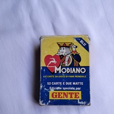  MODIANO  CARDS GENTE BLUE ORIGINAL PLAYING CARDS
