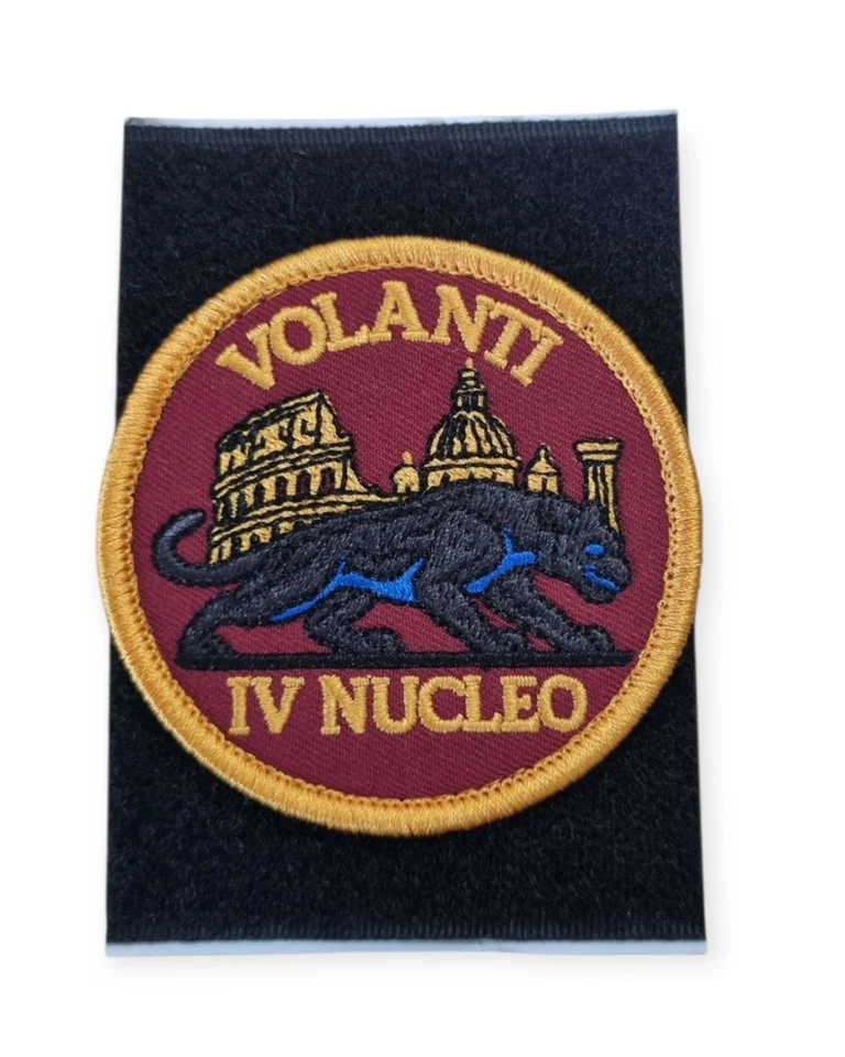 Patch ricamata Polizia di Stato Squadra Volante IV Nucleo - Immagine 3 di 3