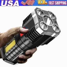Super Bright LED Torch Flashlight Tactical Camping Outdoor Lamp USB Rechargeable