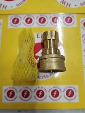 NEW Hansen Series B4-HKP 1/2” Brass Quick-Connect Coupling Socket Auto Shut-Off