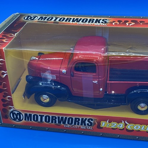 2003 Motorworks Die Cast 1:24 Collection Red 1941 Plymouth Pickup Truck - Picture 2 of 9