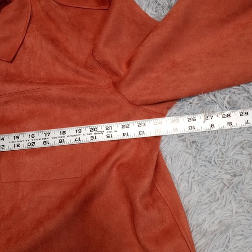 Truth By Republic Shirt Damen 1X Kunstleder Soft Top Druckknopf leicht - Bild 3 von 12