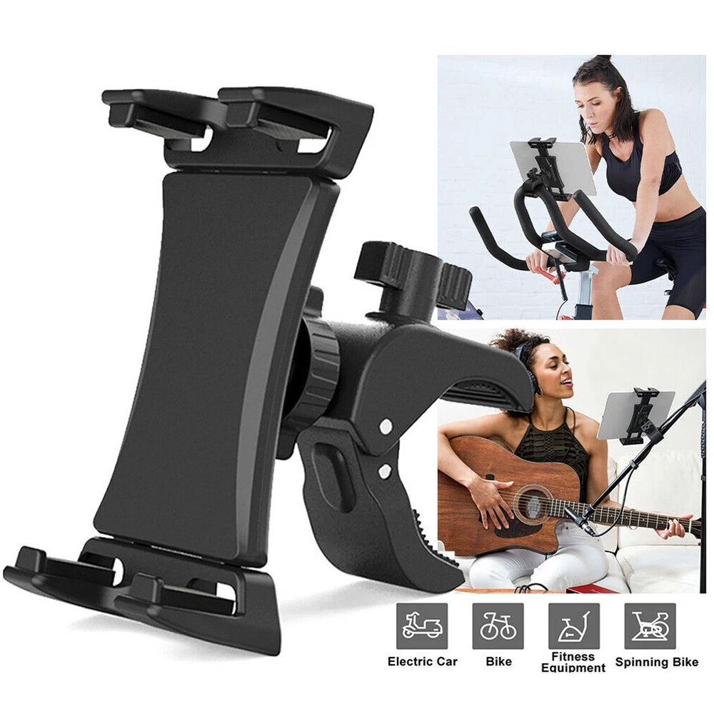 Bike Phone Holder Bicycle Cycle Handlebar Tablet Mount 360 Swivel Stand For iPad