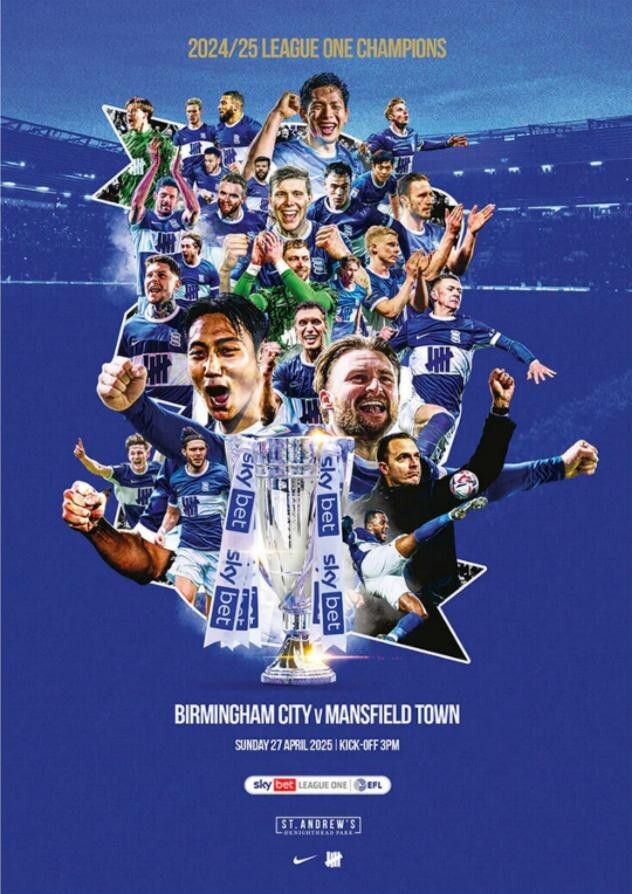 2024/25 BIRMINGHAM CITY HOME PROGRAMMES CHOOSE FROM LIST