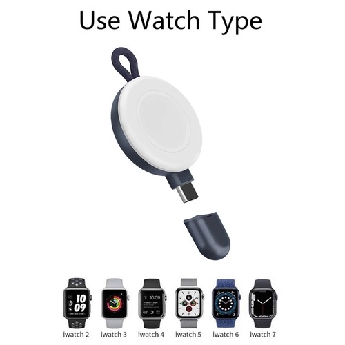 Type C USB Wireless Charging Dock Station Charger for iWatch Series 2/3/4/5/6/7 - Picture 4 of 8