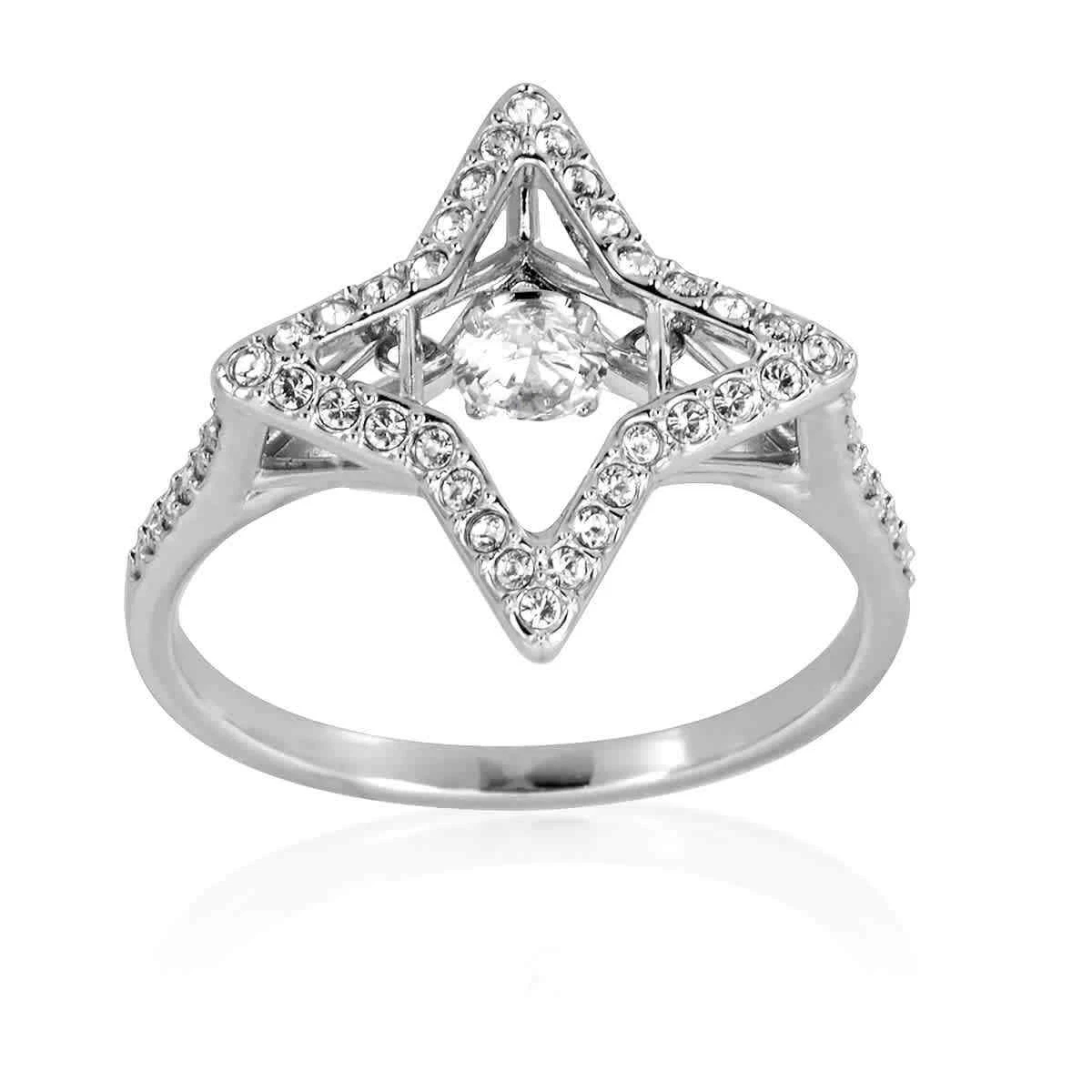 Swarovski Sparkling Dance Star Ring, White, Rhodium plated 5349666 - Morré  Lyons Jewelers