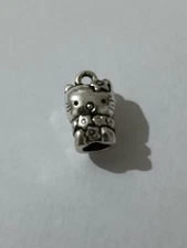 1 x Hello Kitty Sanrio metal pendant approx 1.00 x 1.5 cm