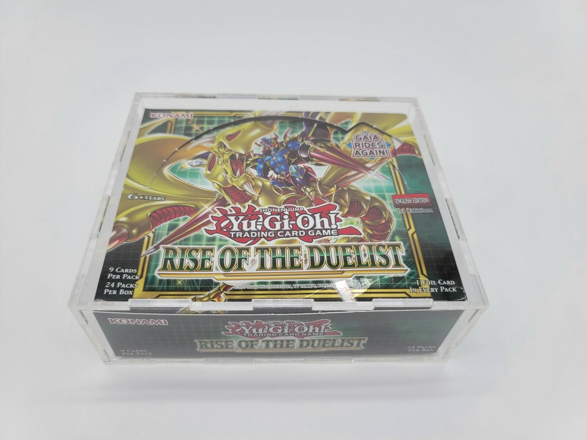 Yugioh Acrylic Booster Box Display Case Box, Framing/Display Quality Grade