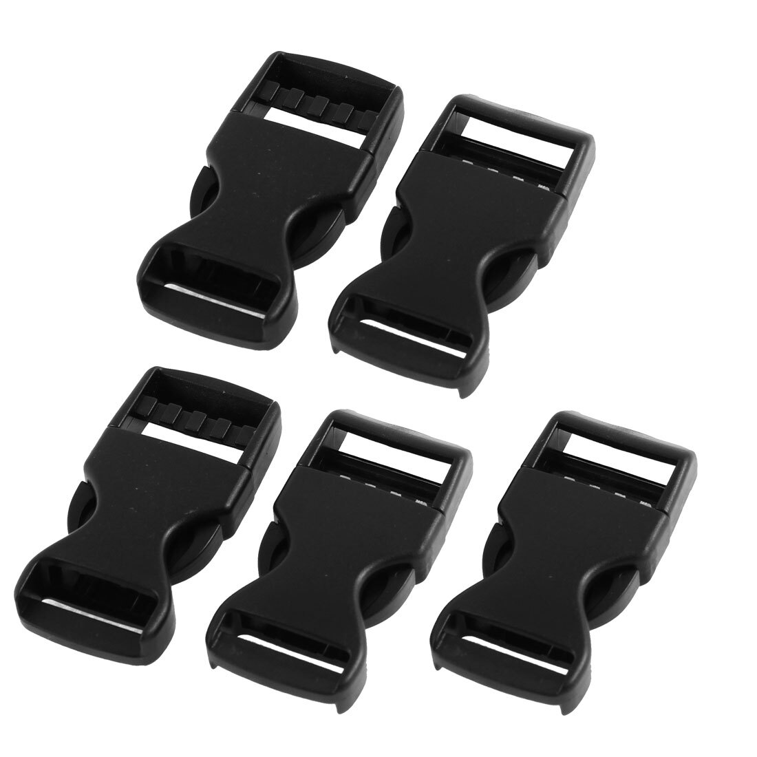 Hard Plastic Side Quick Release Buckle Black Pcs for 2cm Width