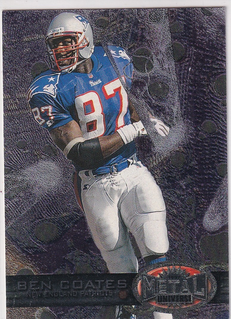 BEN COATES 1997 Metal Universe #161 Patriots