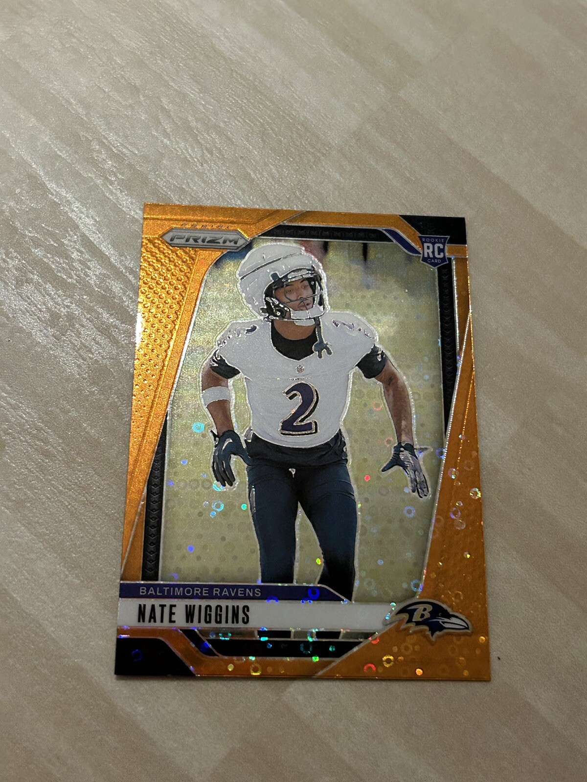 2024 Panini Prizm - Rookies Nate Wiggins #380 Disco Prizm (RC)
