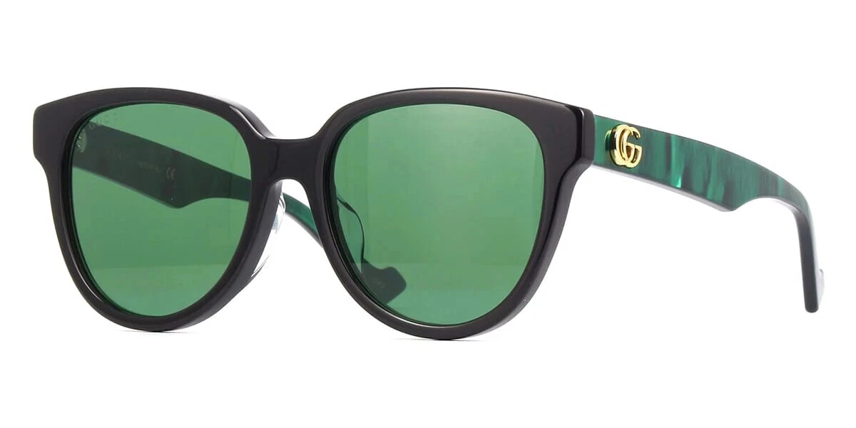 gucci black green sunglasses