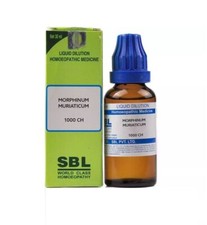 SBL Homeopathic Morphinum Muriaticum Dilution 30ml (6,12,30,200,1M CH)