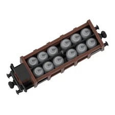 ZITIANYOUBUILD MOC-133884 Acid Carrying Wagon with Brakeman’s Cab 407 Piece