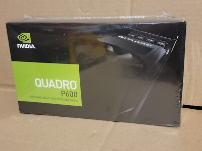 NVIDIA QUADRO P600 2GB GDDR5 GPU PROFESSIONAL GRAPHICS BOARD NEW FREE SHIPPING