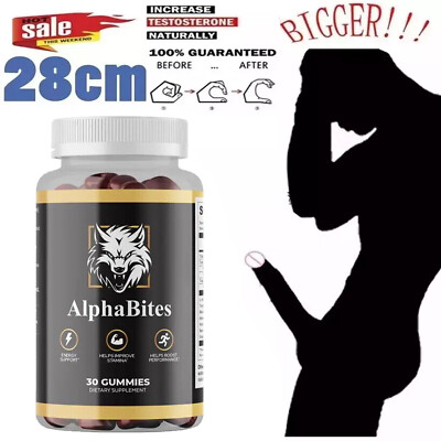 Alpha Bites Male Enhancement Gummies Promote Muscle Growth Energy Stamina Gummy