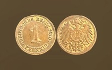 1 Pfennig 1910 G Kaiserreich Deutsches Reich