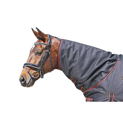 Euroriding Halsteil für Outdoordecke Narva Gr. L  schwarz rot 1200D 