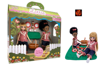 Lottie Puppenset Picknick im Park LT143 - 2 x Puppen + Zubehör - Neu im Karton