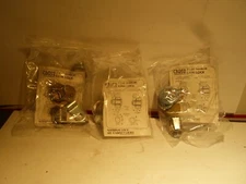 THREE NOS National Cabinet Lock C8052 Cam Lock, Stock Lock & Keys