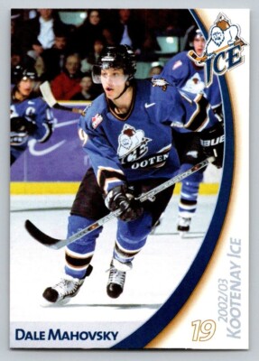 Dale Mahovsky 2002-03 Kootenay Ice