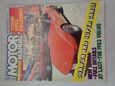 MOTOR MANUAL MAGAZINE April 1982 No. 479 Mustang Corvette Statesman