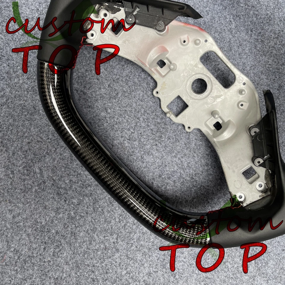 Fit For Chevrolet Corvette C8 2020- 2021 - 2025 Real Carbon Fiber Steering Wheel - Image 2 of 4