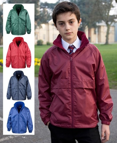 fleece lined waterproof jacket childrens