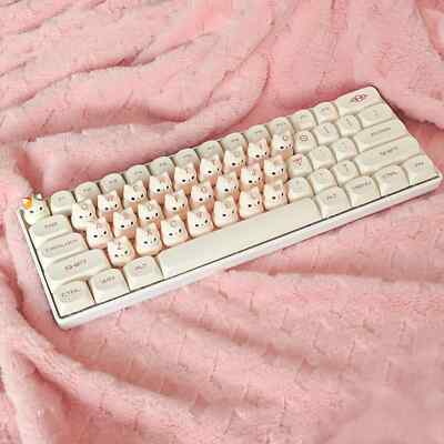 Lovely Cat with Sound Resin Mechanical Keyboard For Cherry MX keyboard