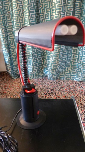 Lámpara de escritorio y mesa, Pop Art años 80, Philips model deposiè, muy buena - Imagen 2 de 4