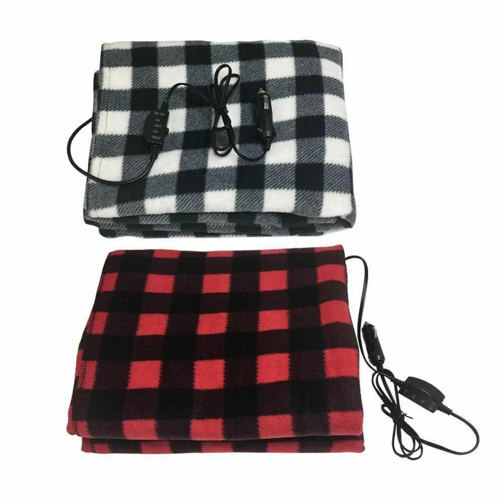 Battery Powered Heated Blanket Electric Operated Thrown Warming