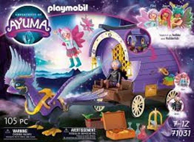  Playmobil Adventures of Ayuma Fairy Carriage with Phoenix :  Toys & Games