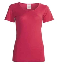 RED RAM (Icebreaker-brand) Merino Women's Short Sleeve Shirt-XS/S/LARGE -- NWT!