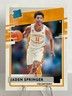 2021-22 Chronicles DP Donruss JADEN SPRINGER Rated Rookie RC #45 Black  - MINT!