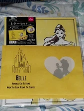 Disney by Daiso:  Beauty & the Beast - Belle's Letter/Stationery Set. *New*