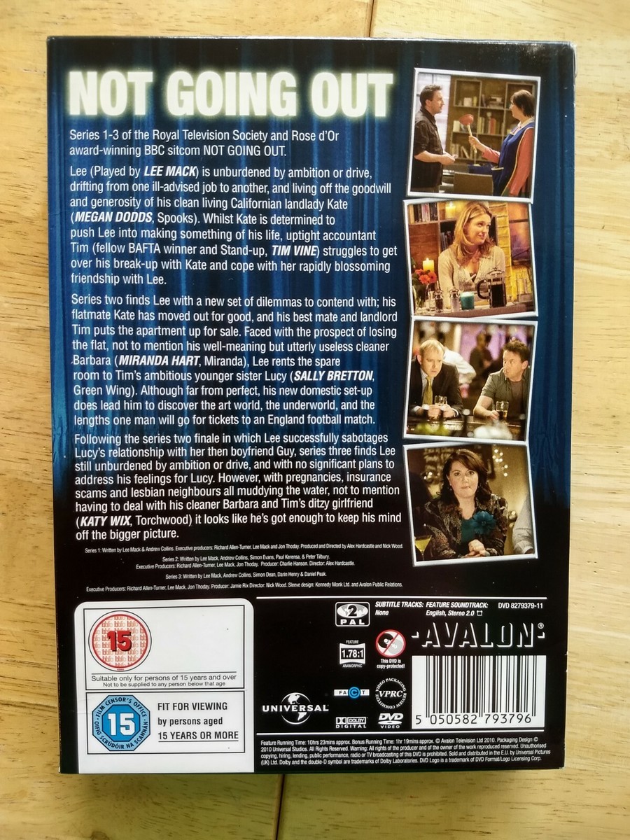 Not Going Out - Season 1, 2 & 3 - BBC 6 DVD Box Set - Region