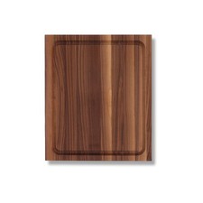 John Boos BBQ Collection Reversible Wood Cutting Board with Juice Groove, Walnut