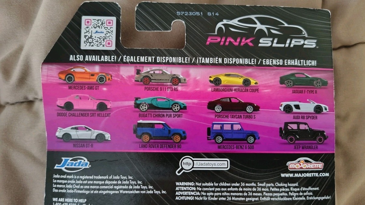 Jada Toys Pink Slips 1/64 Set 1 (Full Set) Wave 1 Complete - VHTF