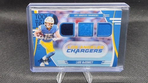 2025 Panini Absolute Ladd McConkey Triple (RAW)