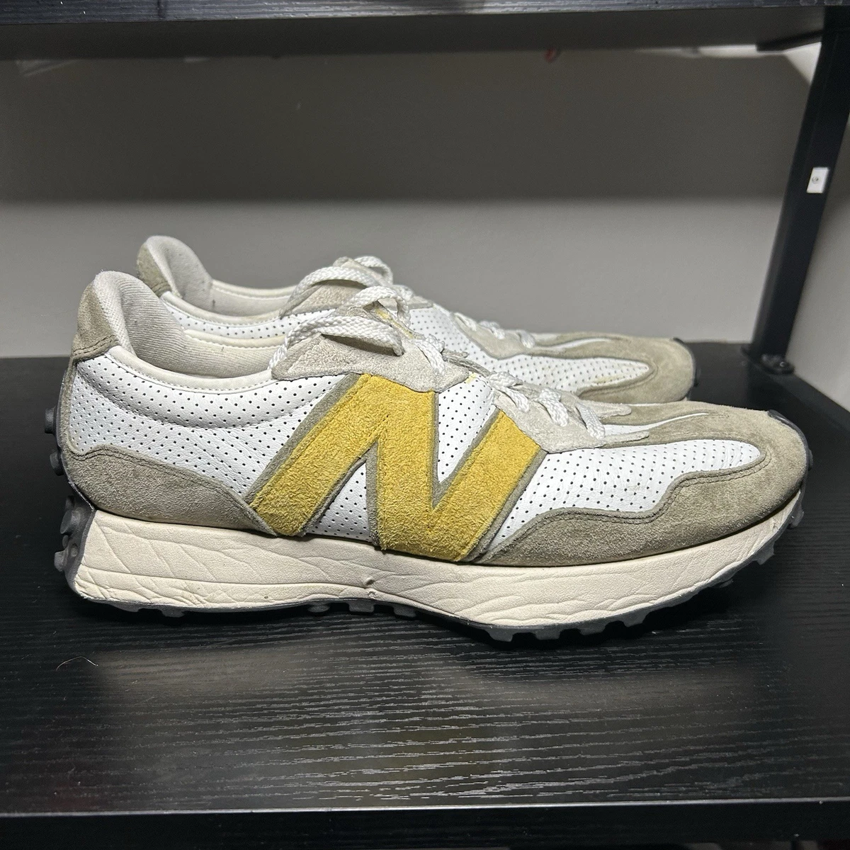 New Balance 327 White Yellow | eBay