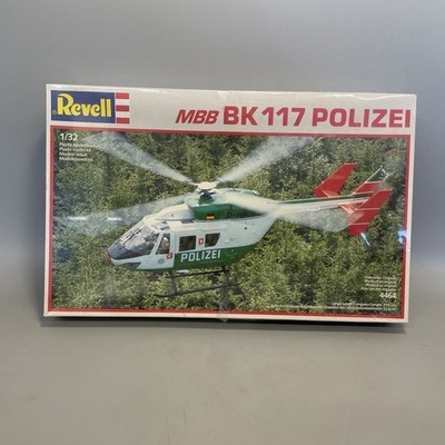 Revell 4464 MBB BK 117 Polizei 1:32 Hubschrauber Bausatz NEU Versiegelt RARE #10