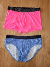 2Xist Polyester Blend Mixed  Boxer Briefs/ Briefs Size L- 2 pack