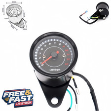 Universal 12v Led Motorcycle 0-13000rpm Tachometer Gauge For Chopper Cafe Racers